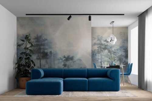 Papier peint Hazy de Maison Drapeé Studio, format 500 x 300 cm