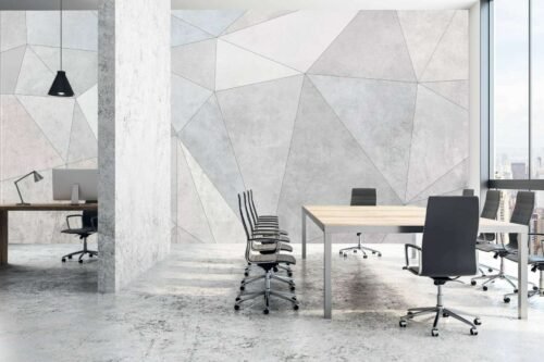Papier peint Trigranit motif géométrique moderne personnalisable