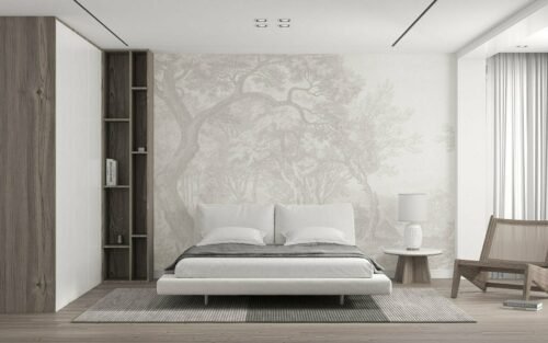 Papier peint Melange 600x300 cm Collection Maison Drapeé
