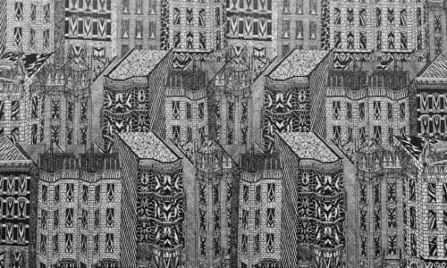 Papier peint Amsterdam de la collection Maison Drapeé