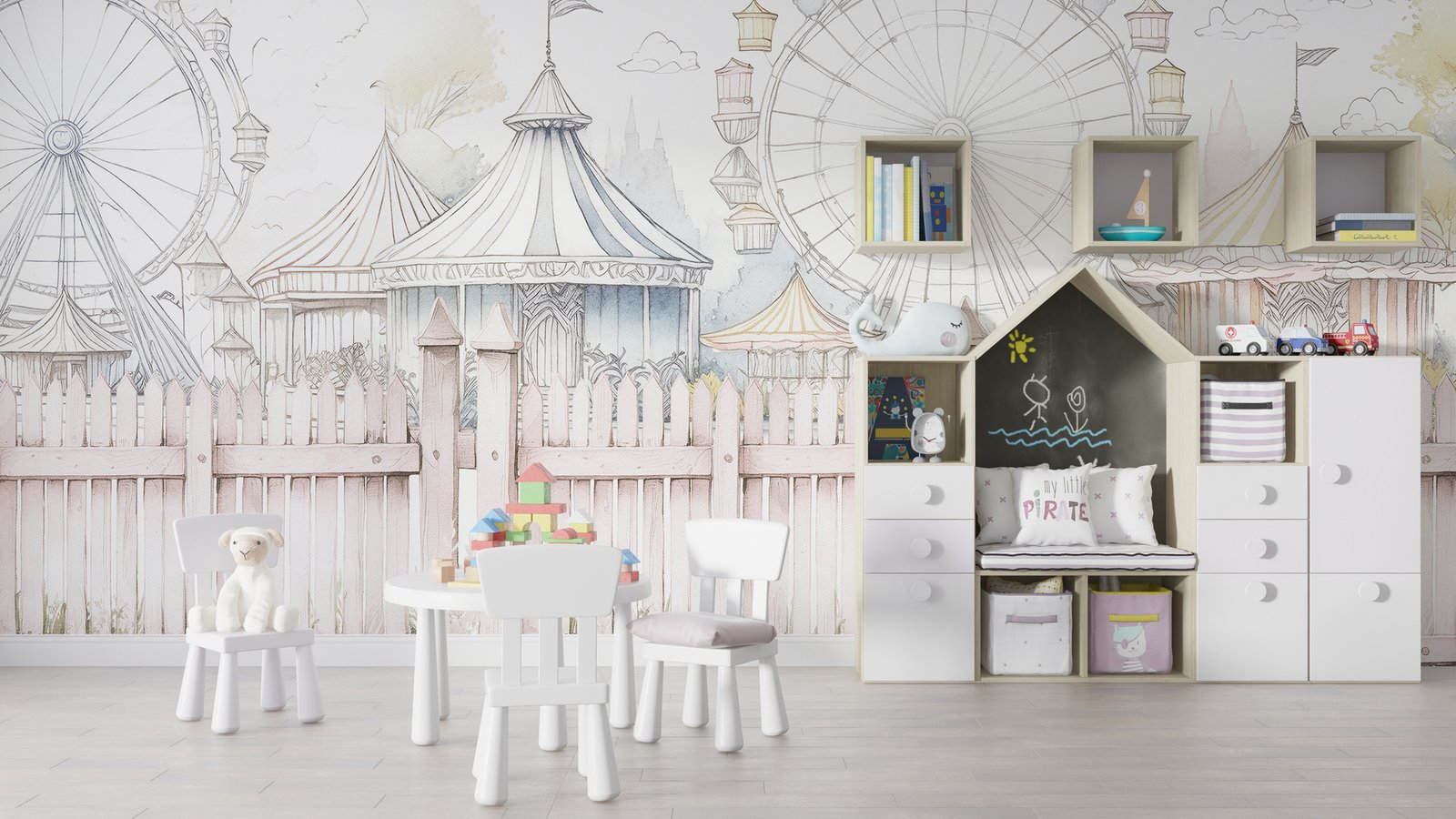 Papier peint Funfair