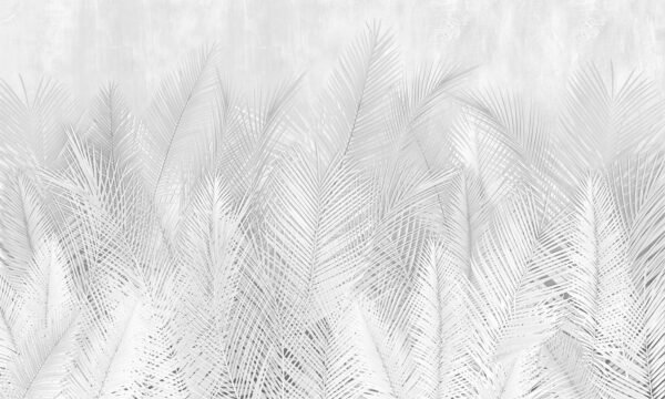 Papier peint Bal Palm aux feuilles de palmier exotiques