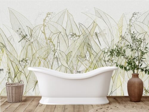 Papier peint Primavera aux motifs floraux modernes et raffinés