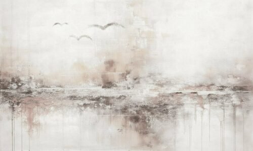 Papier peint Imagine Maison Drapeé 500 x 300 cm