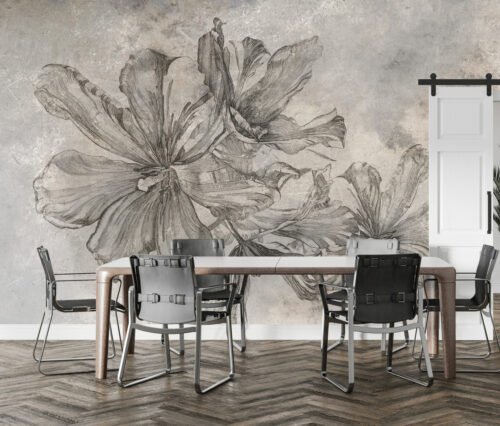 Papier peint Bailly de la collection Maison Drapeé, format 500x300 cm