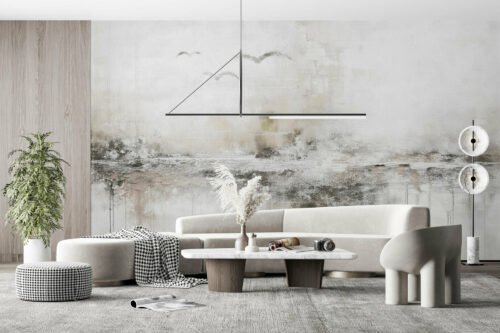 Papier peint Imagine de la collection Maison Drapeé pour mur 500x300 cm