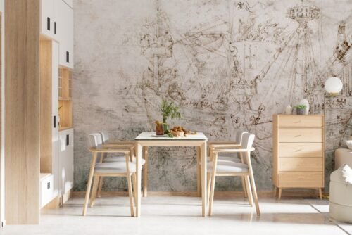 Papier peint Fregata motif sur mesure 500 x 300 cm