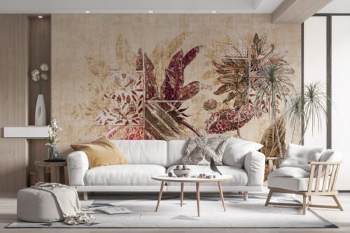 Papier peint Batik 600 x 400 cm collection Maison Drapeé