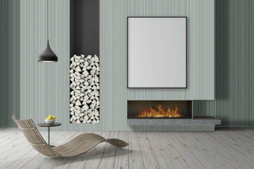 Papier peint Harry Glossy W01, finition brillante, résistant au feu et à la lumière