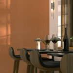 Papier peint Spectrum vinyle coton tissé, largeur 134 cm, résistant et lavable