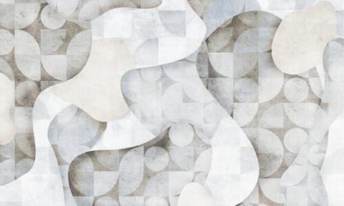 Papier peint abstrait 500x300 cm design moderne
