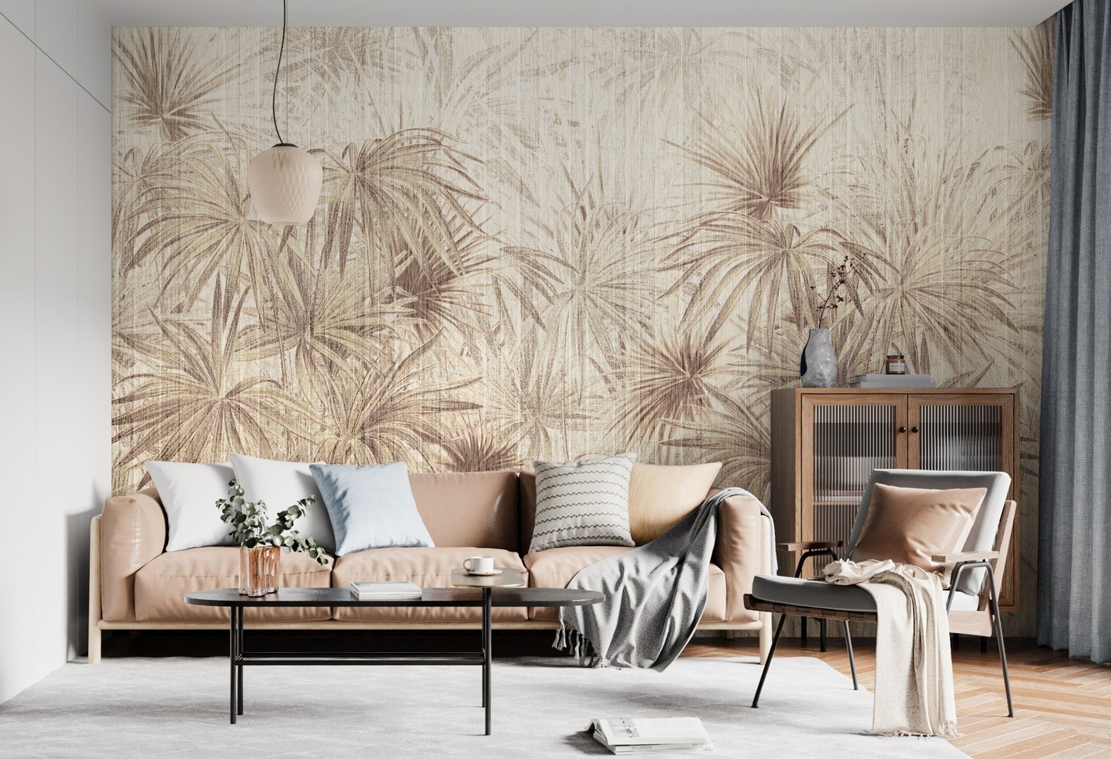 Papier peint Palmeria