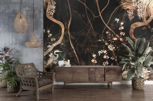 Papier peint Tropical Vibe motif exotique 500x300 cm