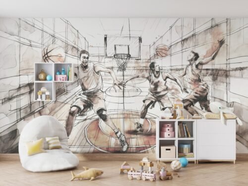 Papier peint Kobe de la collection Maison Drapée