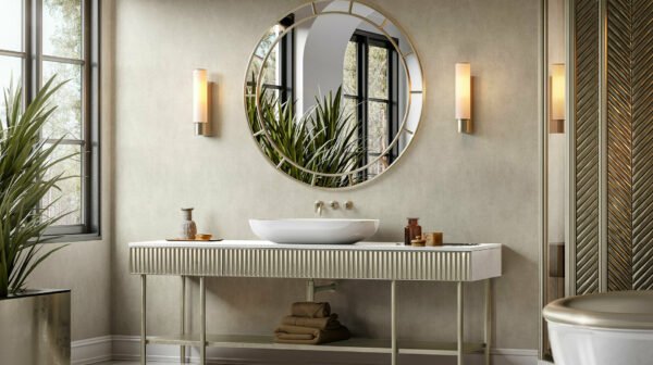 Papier peint Infinity vinyle sur coton lavable résistant feu antimicrobien