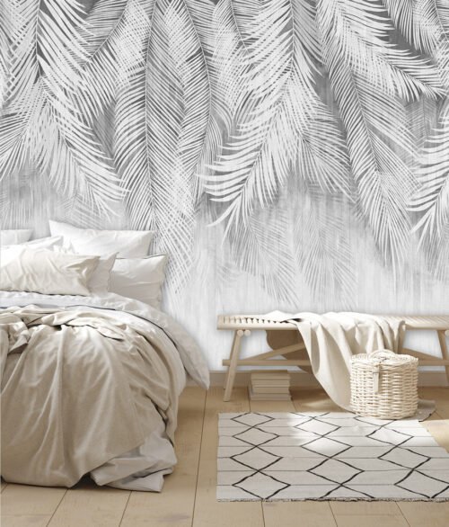 Papier peint Las Palmas à motif tropical végétal