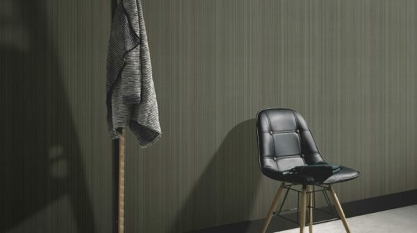 Papier peint Ridge vinyle coton lavable résistant feu antifongique 134 cm x 27,4 m