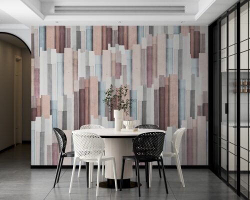 Papier peint Up&Down avec motif géométrique vertical
