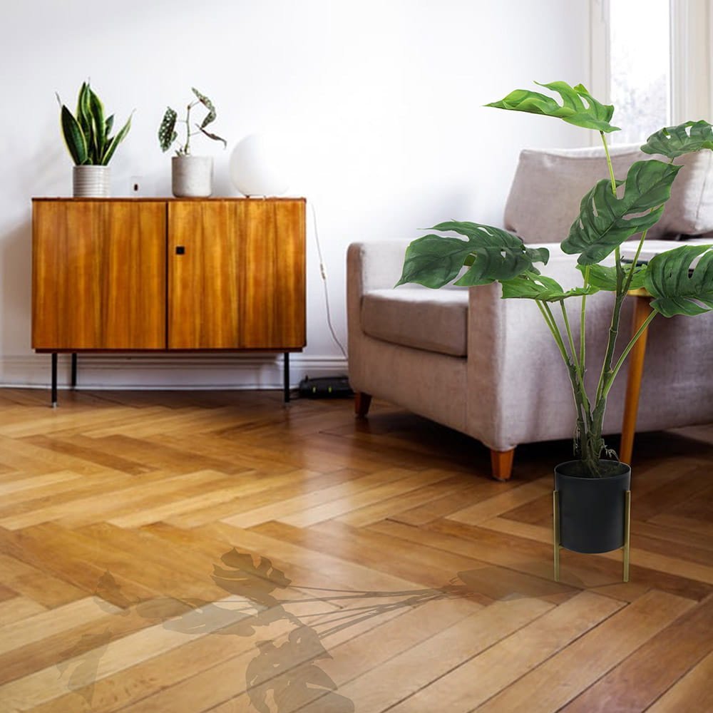 Plante artificielle en pot Monstera 70 cm — vue ambiance
