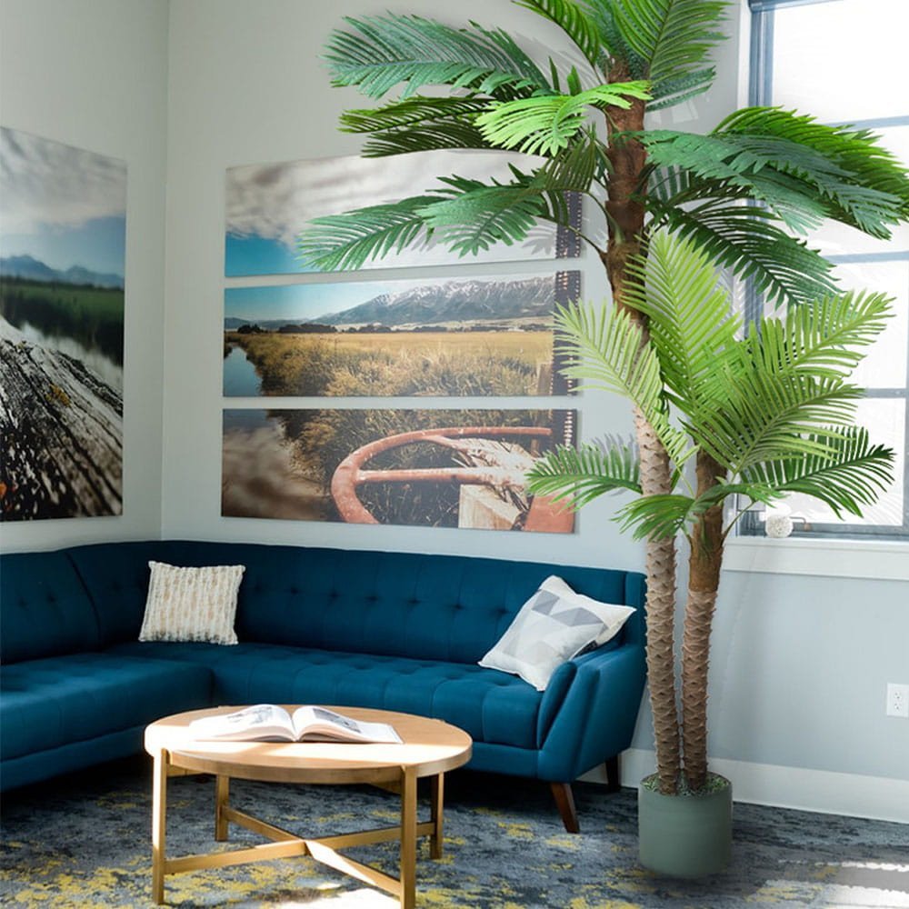 Palmier artificiel décoratif Arenga 250 cm — vue ambiance