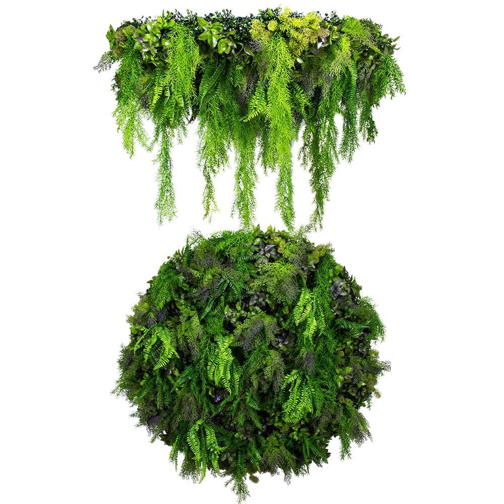 Plante artificielle Violet Pinch 100 cm — vue ambiance