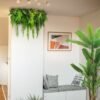 Plante artificielle Violet Pinch 100 cm
