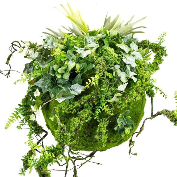 Boule décorative en mousse végétale 45 cm