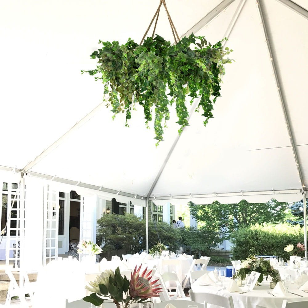 Plafonnier suspendu Ivy Rain 100 cm — vue ambiance