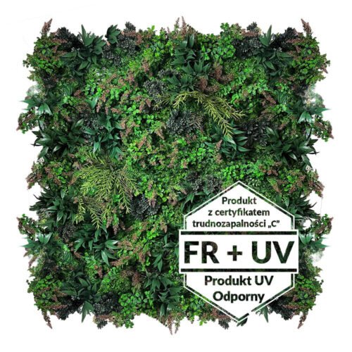 Jardin vertical Semiramida FR UV-C · mur végétal artificiel · vue principale Jardin vertical Semiramida FR UV-C · mur végétal artificiel · vue principale