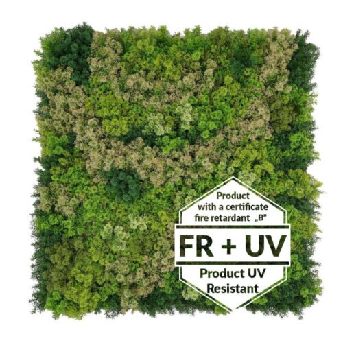 Jardin vertical Sierra Moss FR UV - B · jardin vertical anti-UV · détail texture
