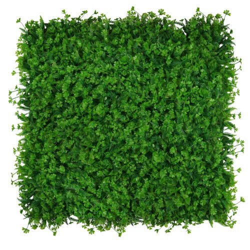 Trèfle vert mural 50x50cm 50×50 cm · plante artificielle réaliste · vue principale Trèfle vert mural 50x50cm 50×50 cm · plante artificielle réaliste · vue principale