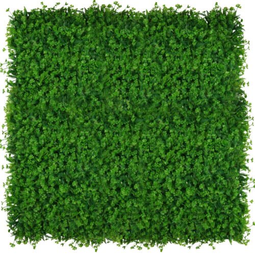 Trèfle vert mural 50x50cm 50×50 cm · arbre artificiel décoratif · détail texture