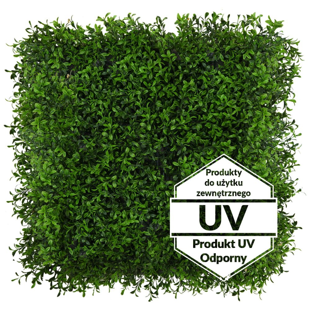 Tapis anti-UV en buis vert artificiel 50x50cm