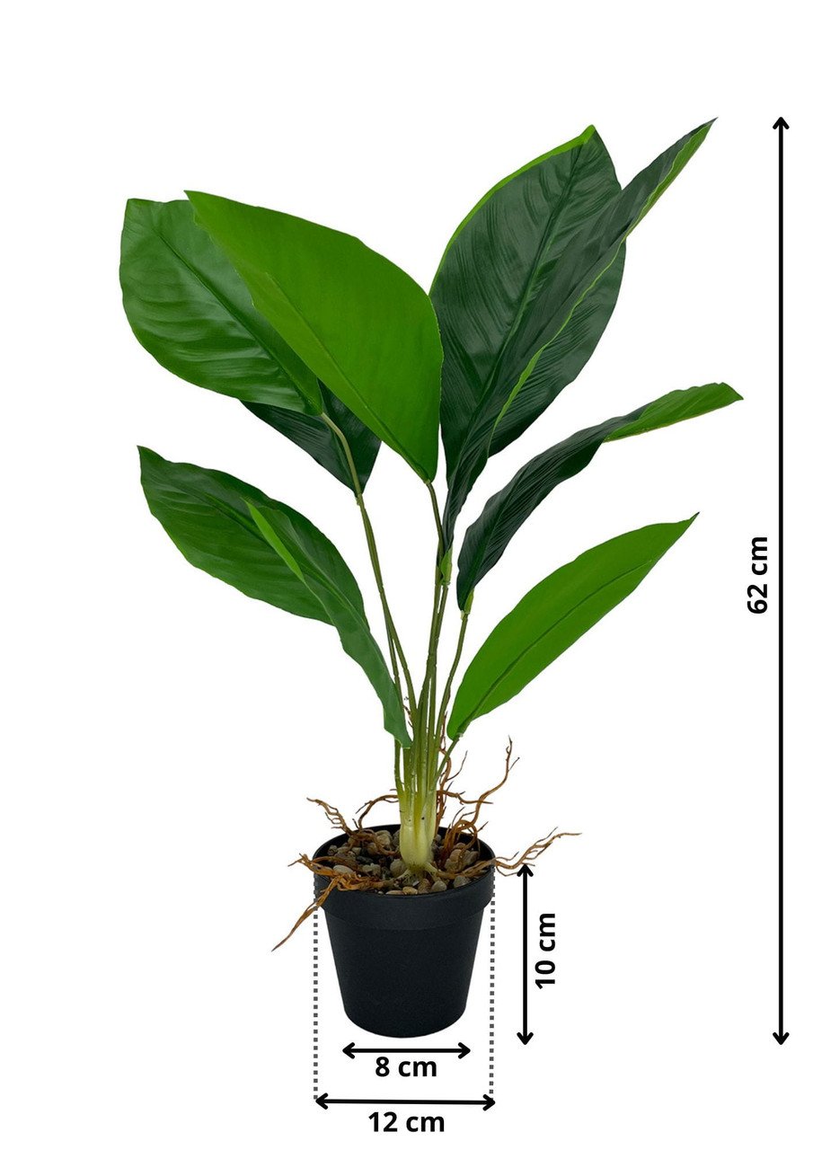 Aspidistra artificielle 62 cm — vue ambiance