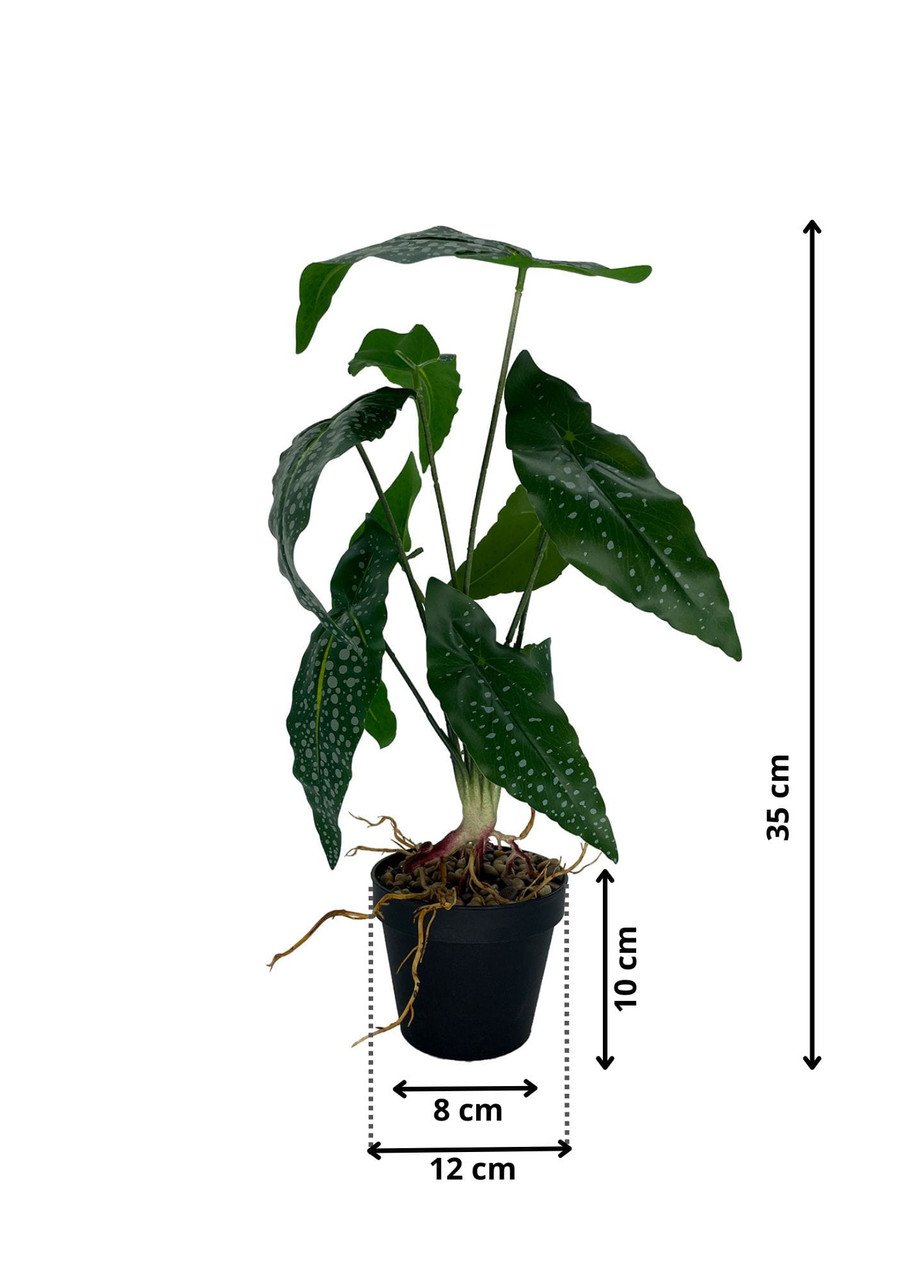 Bégonia artificiel 35 cm — vue ambiance