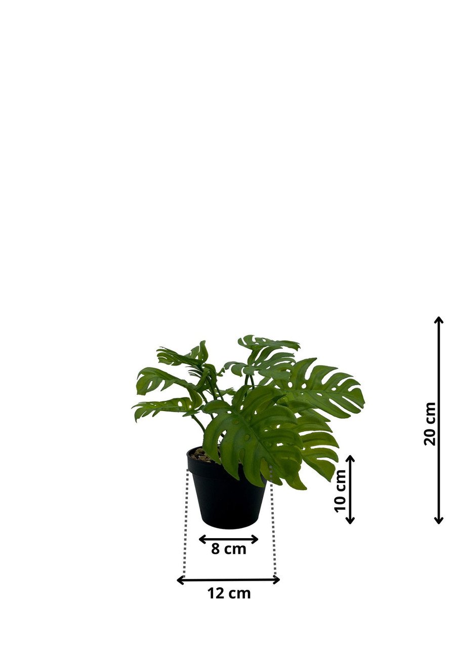 Plante Monstera artificielle 20 cm — vue ambiance