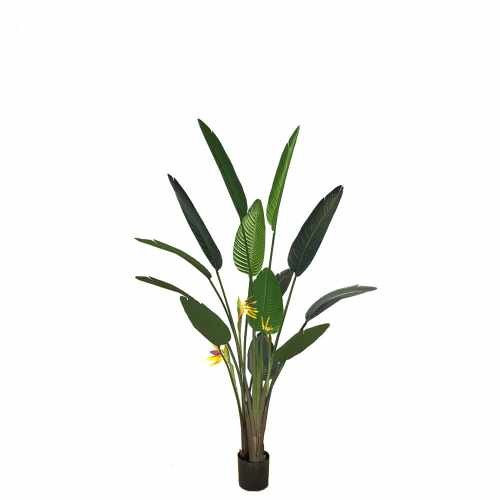 Plante artificielle à fleurs Strelitzia 190 cm · plante artificielle réaliste · vue principale Plante artificielle à fleurs Strelitzia 190 cm · plante artificielle réaliste · vue principale