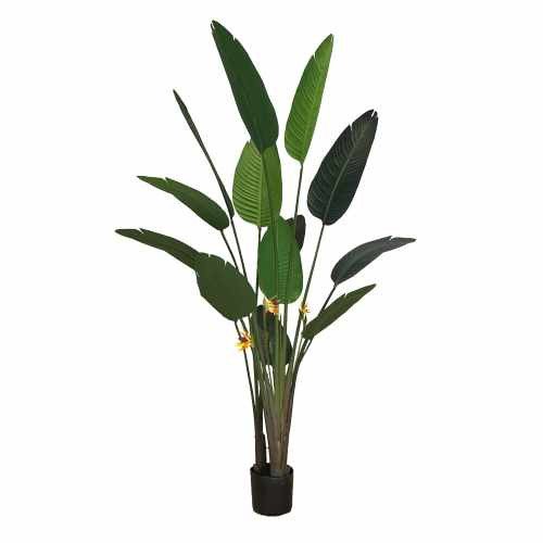 Strelitzia artificielle avec fleurs 220 cm · plante artificielle réaliste · vue principale Strelitzia artificielle avec fleurs 220 cm · plante artificielle réaliste · vue principale