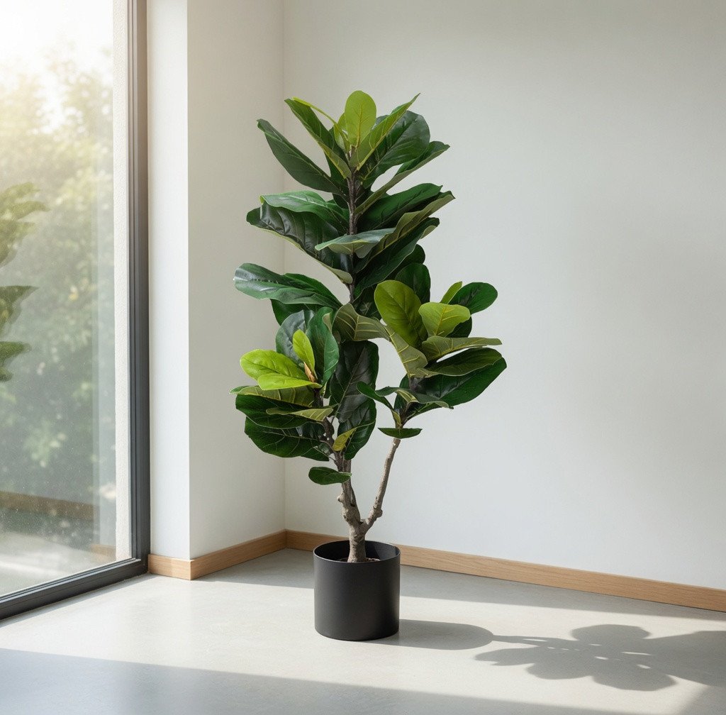 Ficus artificiel 125 cm — vue ambiance