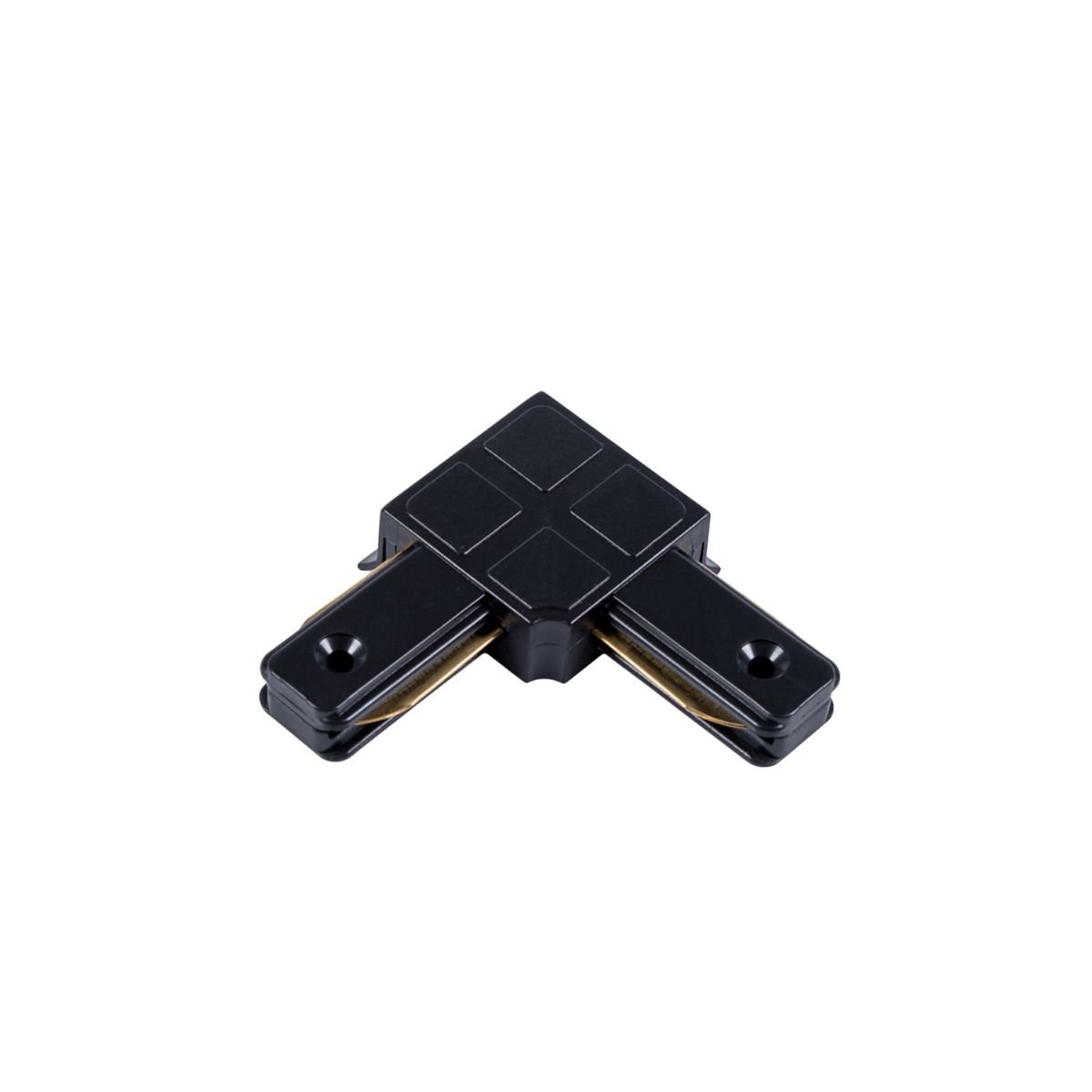 Connector for rails mono-phase 90° black - LED GD9561