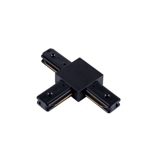Connector for rails mono-phase type T black - LED GD9562 · panneau sur-mesure Connector for rails mono-phase type T black - LED GD9562 · panneau sur-mesure