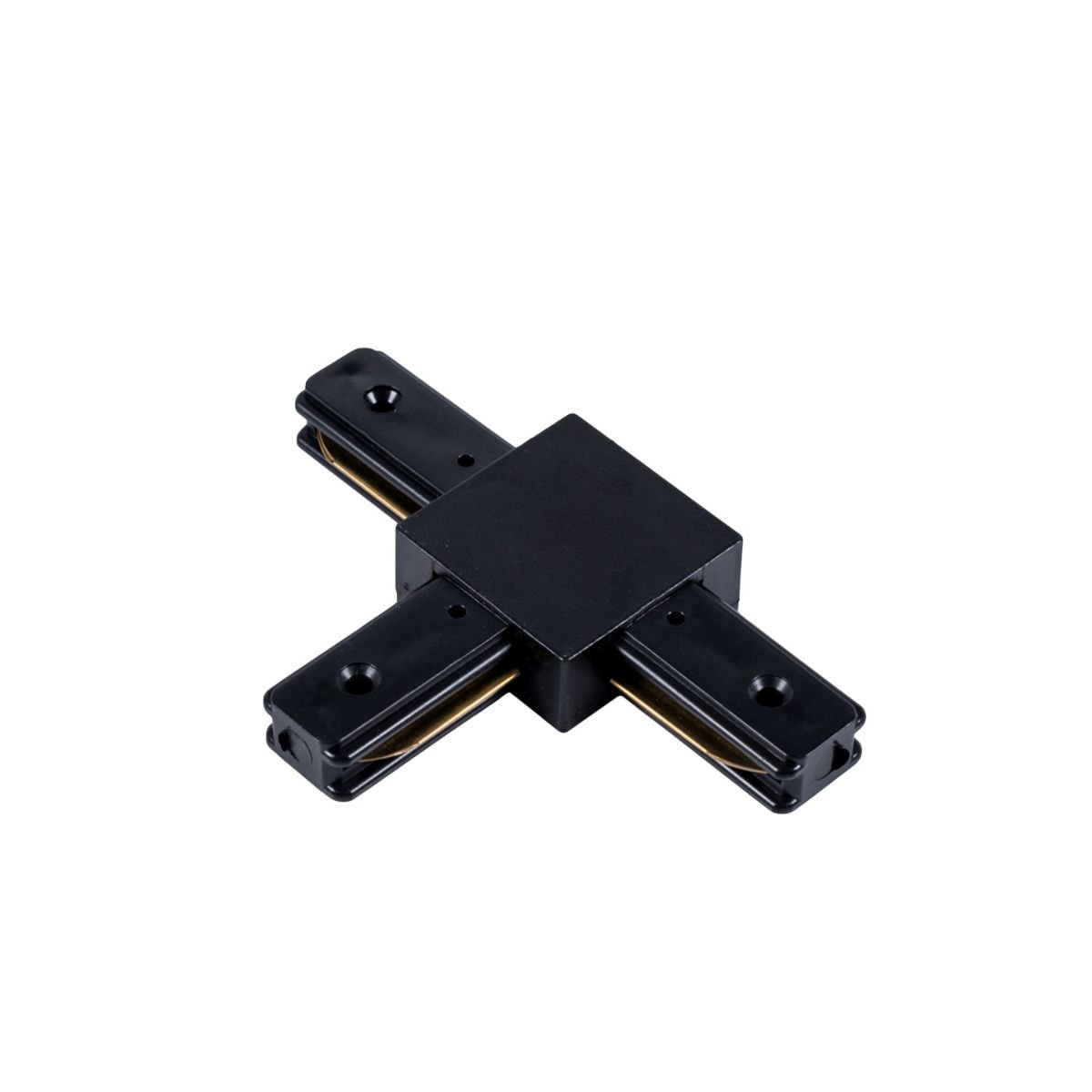 Connector for rails mono-phase type T black - LED GD9562
