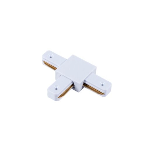 Connector for rails mono-phase type T white - LED GD9566 · panneau sur-mesure Connector for rails mono-phase type T white - LED GD9566 · panneau sur-mesure