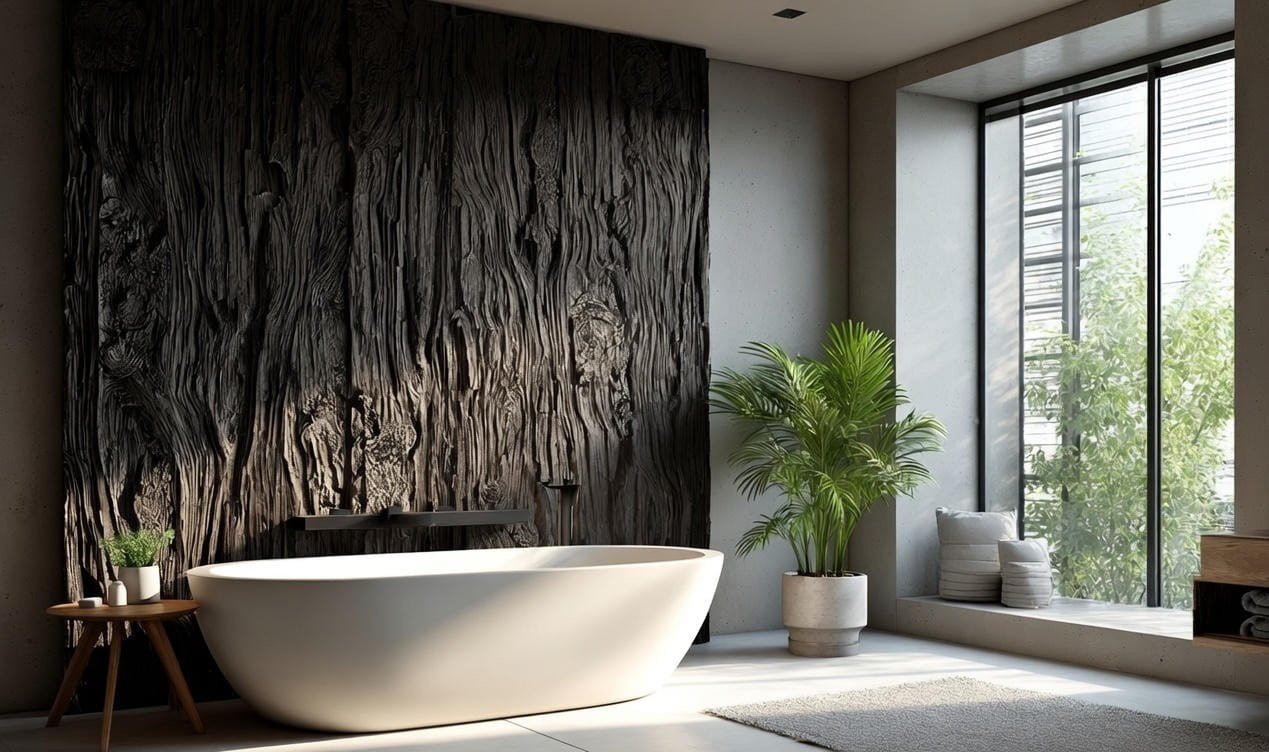 Panneau PU Blackwood 150 x 75 cm — vue ambiance