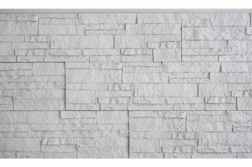 Panneau PU Metropolitan White 122 x 33 cm 122×33 cm · revêtement mural 3D · détail texture