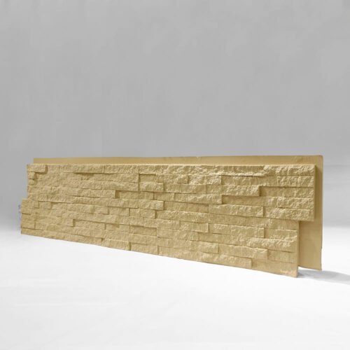 Panneau PU Cream Rock 122 x 33 cm 122×33 cm · revêtement mural 3D · détail texture