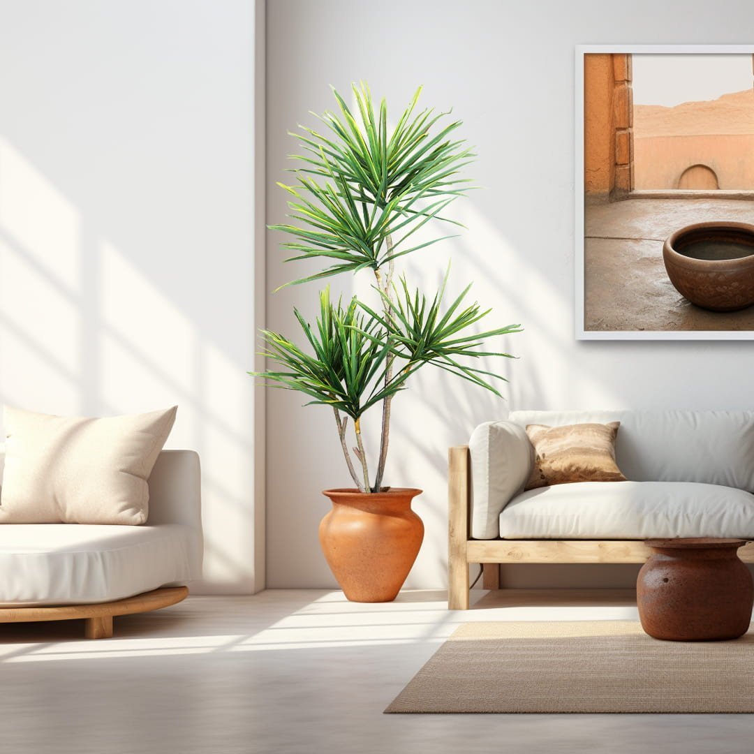 Plante artificielle Dracena 180 cm — vue ambiance