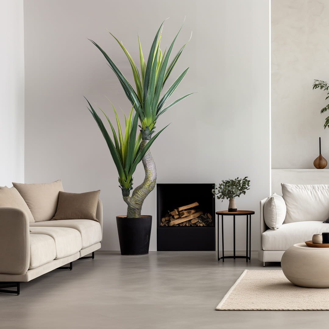 Plante artificielle Jukka 145 cm — vue ambiance