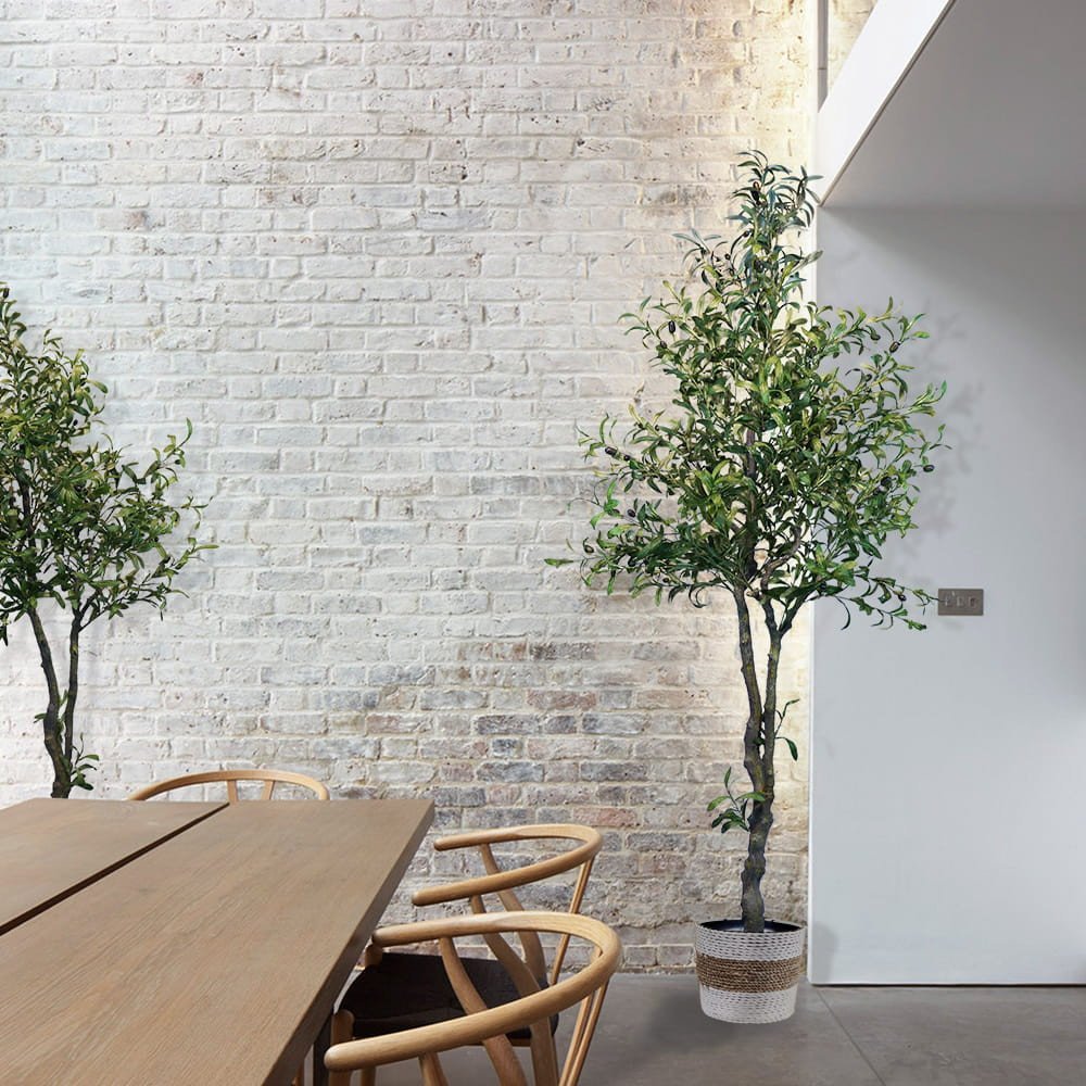 Arbre d'olivier artificiel Oliwka 210 cm — vue ambiance